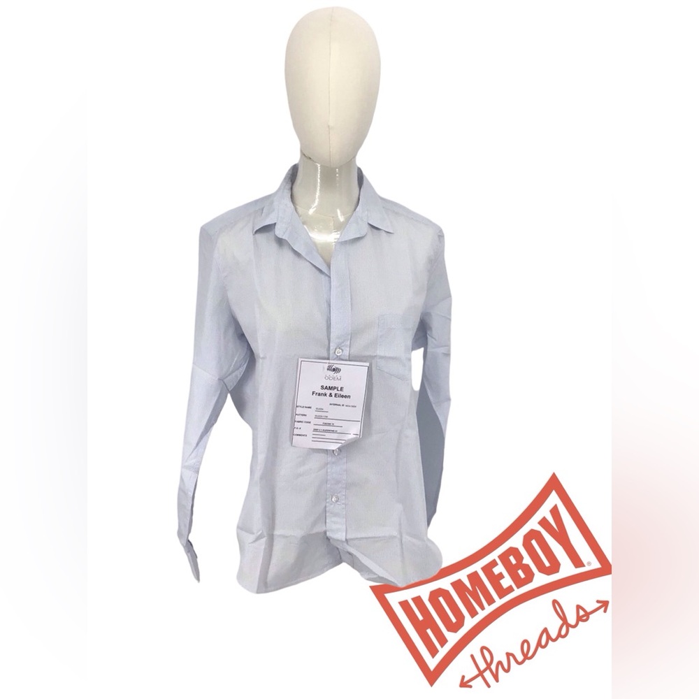 NWT Frank & Eileen Blue Button Down Shirt size XS